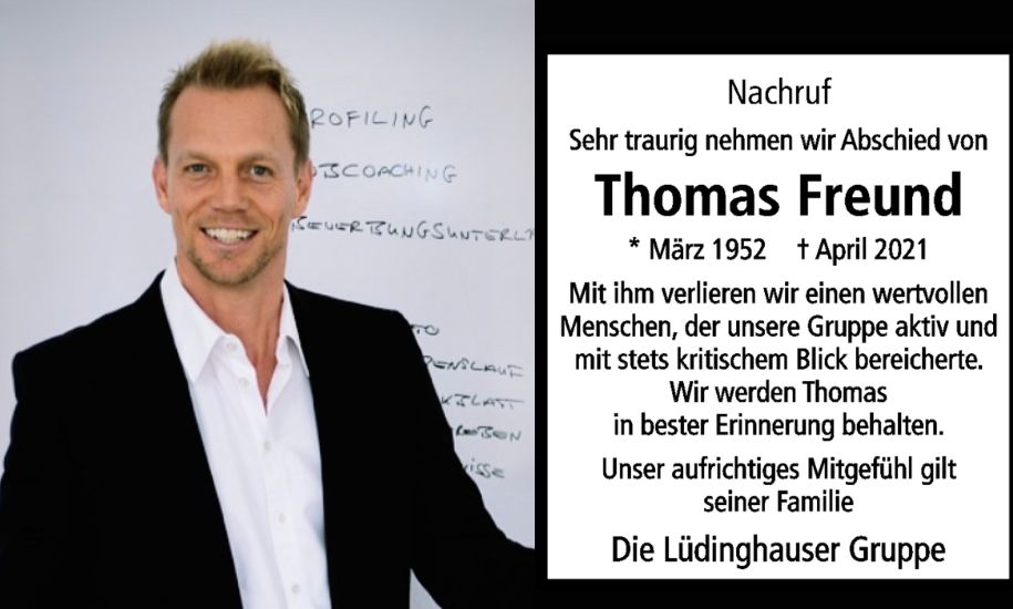 Thomas Freund Krankheit