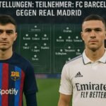Aufstellungen: Teilnehmer: FC Barcelona Gegen Real Madrid